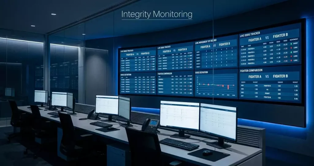 UFC betting integrity monitoring systems detecting suspicious activity and preventing fight fixing